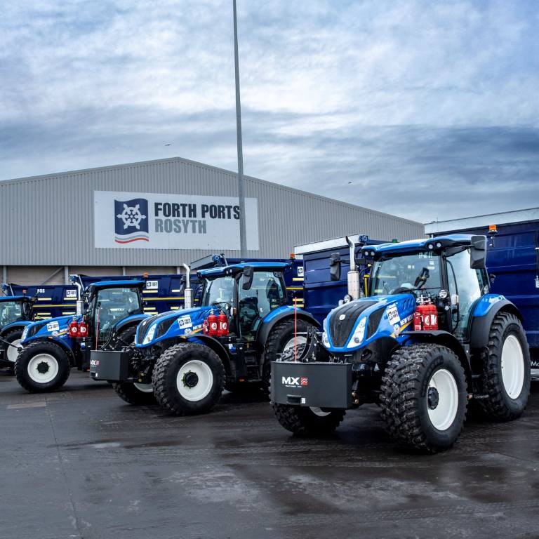 New Tractor Trailers at Forth Ports Rosyth Agri Hub